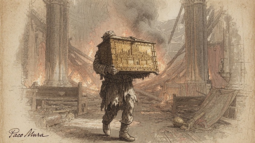 The Reliquary stolen from the Ashes of a Flemish Church
