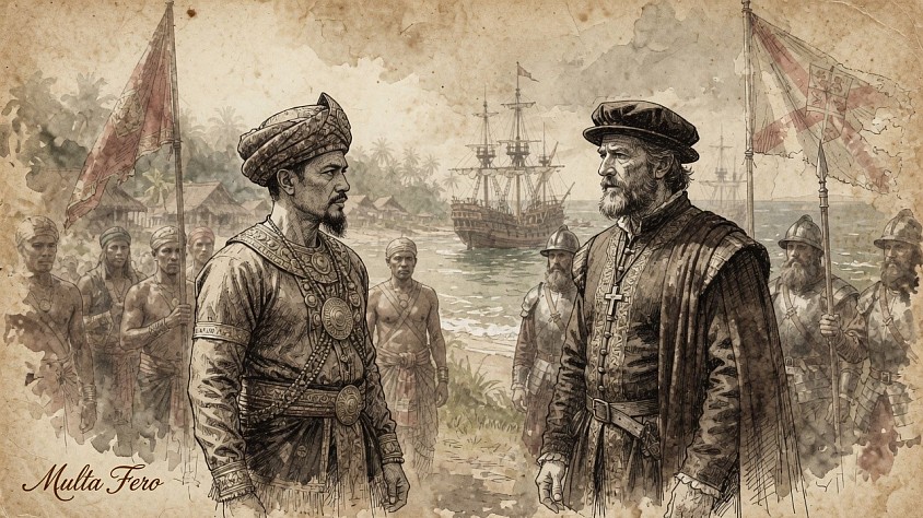 Magellan & Rajah Humabon of Cebu in 1521
